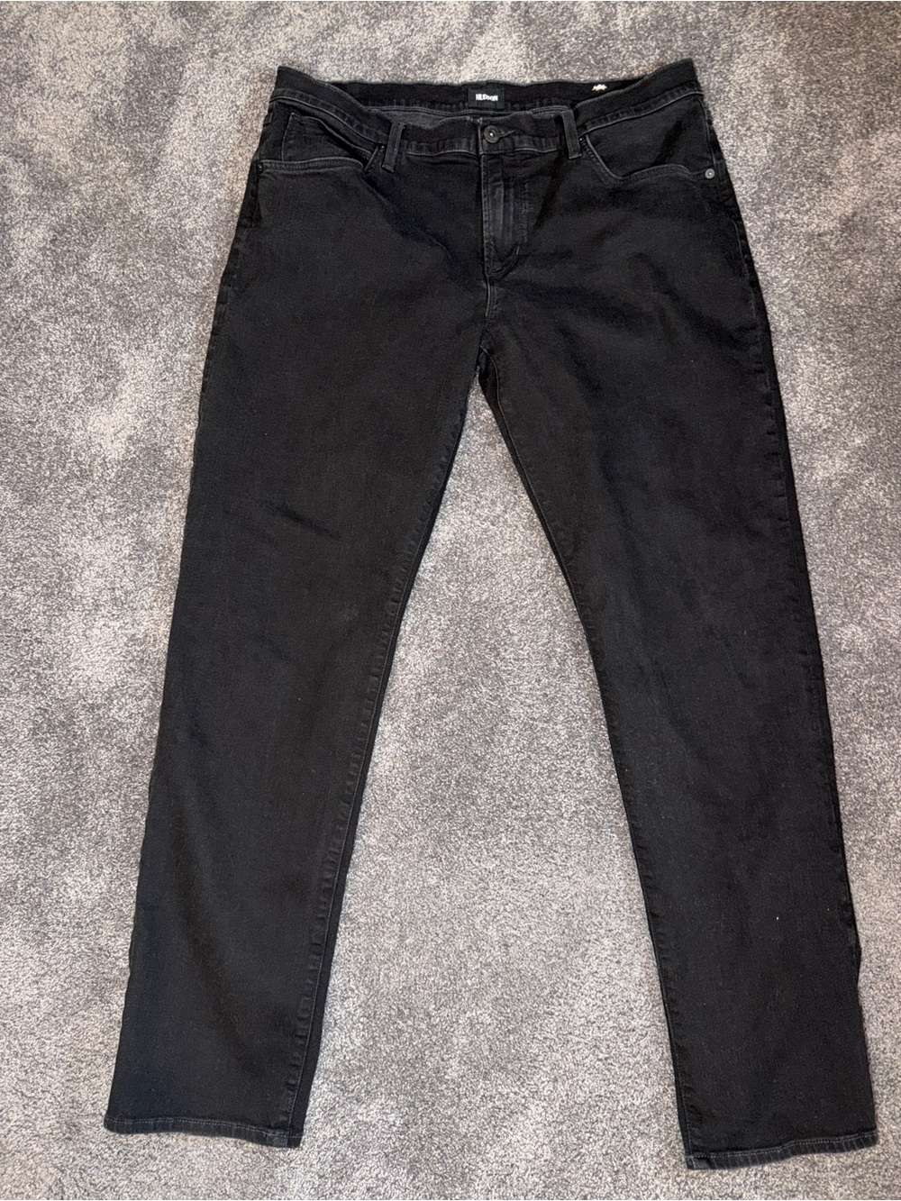 Hudson Jeans Men’s Slim Straight Black Denim